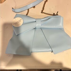 Altar'd State Light Blue Crossbody Bag with Bow